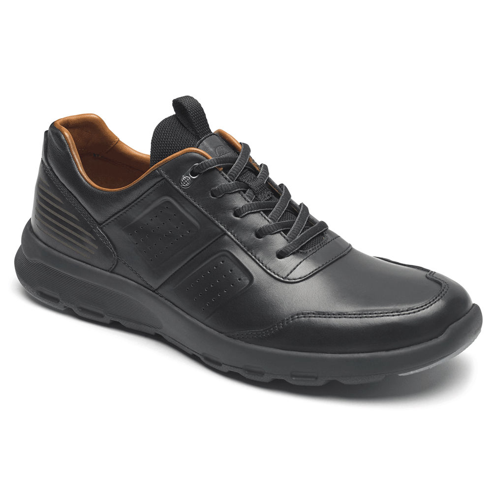 Zapatillas Rockport Hombre Mexico - Lets Walk U Bal Negros - EUQIA7502